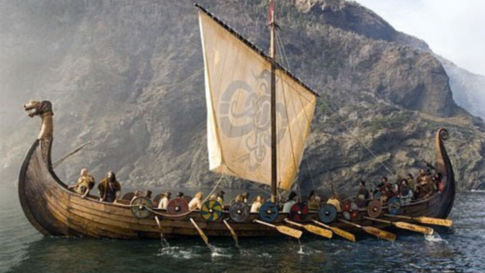 How did Viking ships navigate rivers